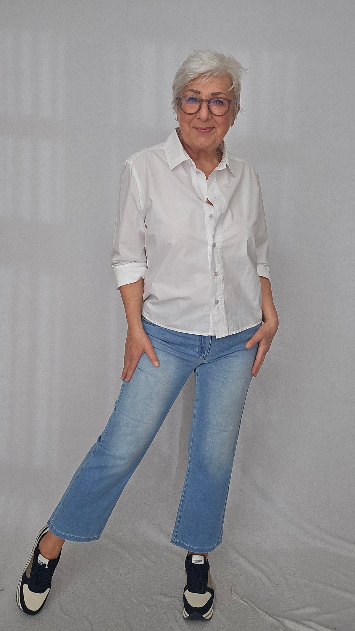 CRO Bukse CRO- Kick flared denim bukse kunstkolonialen