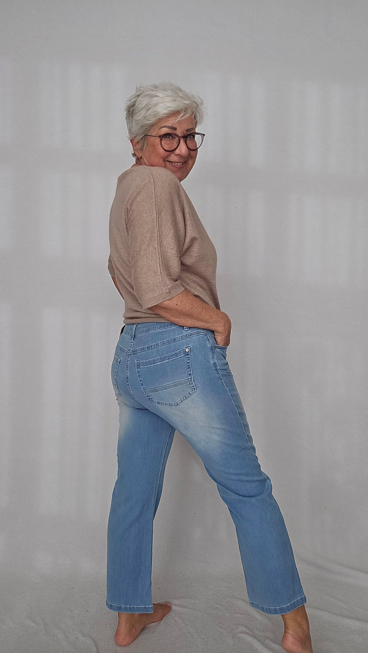 CRO Bukse CRO- Kick flared denim bukse kunstkolonialen