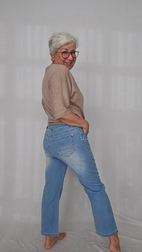 CRO Bukse CRO- Kick flared denim bukse kunstkolonialen