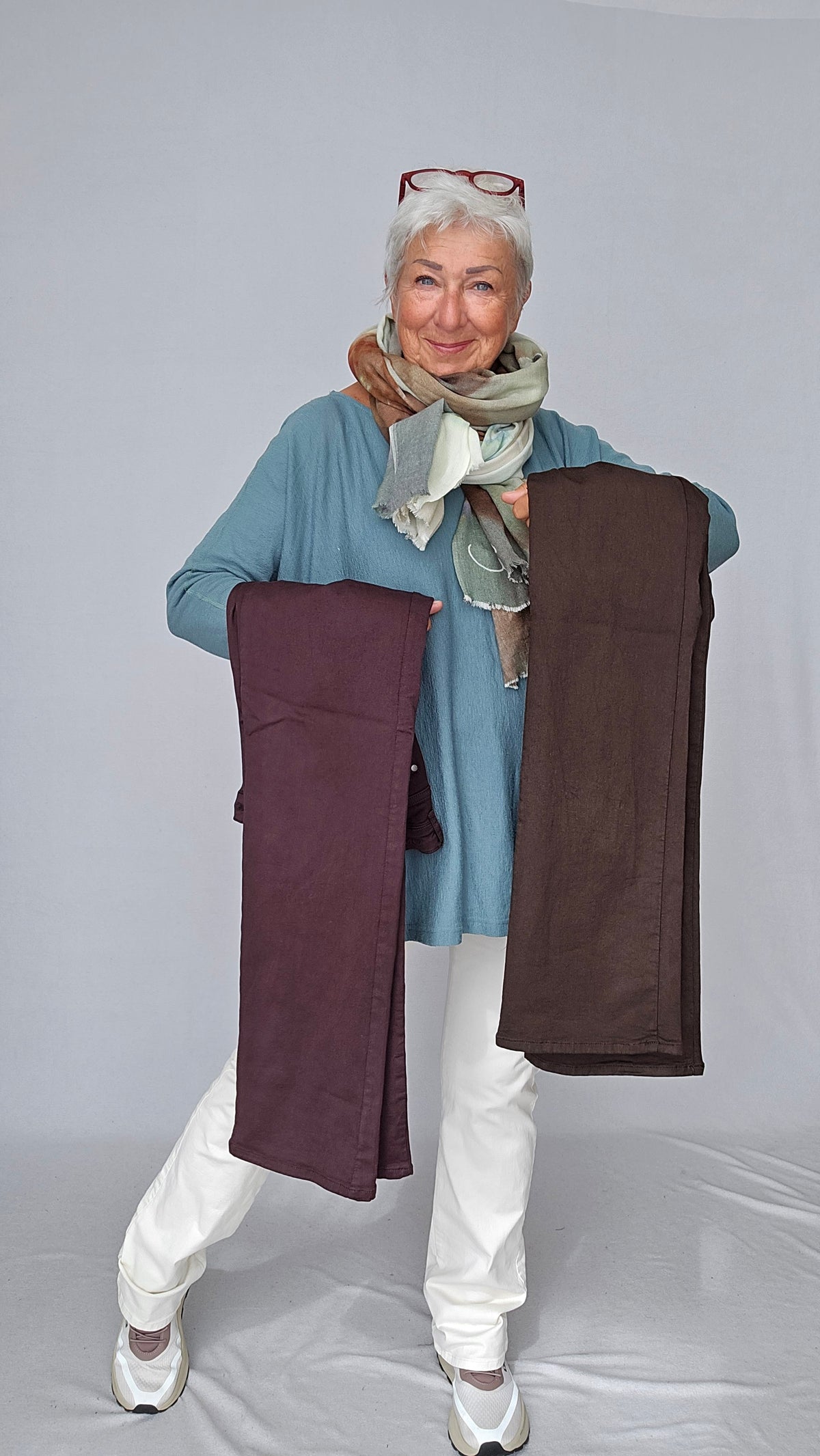 CRO Bukse CRO- Magic fit flared leg 82 cm kunstkolonialen