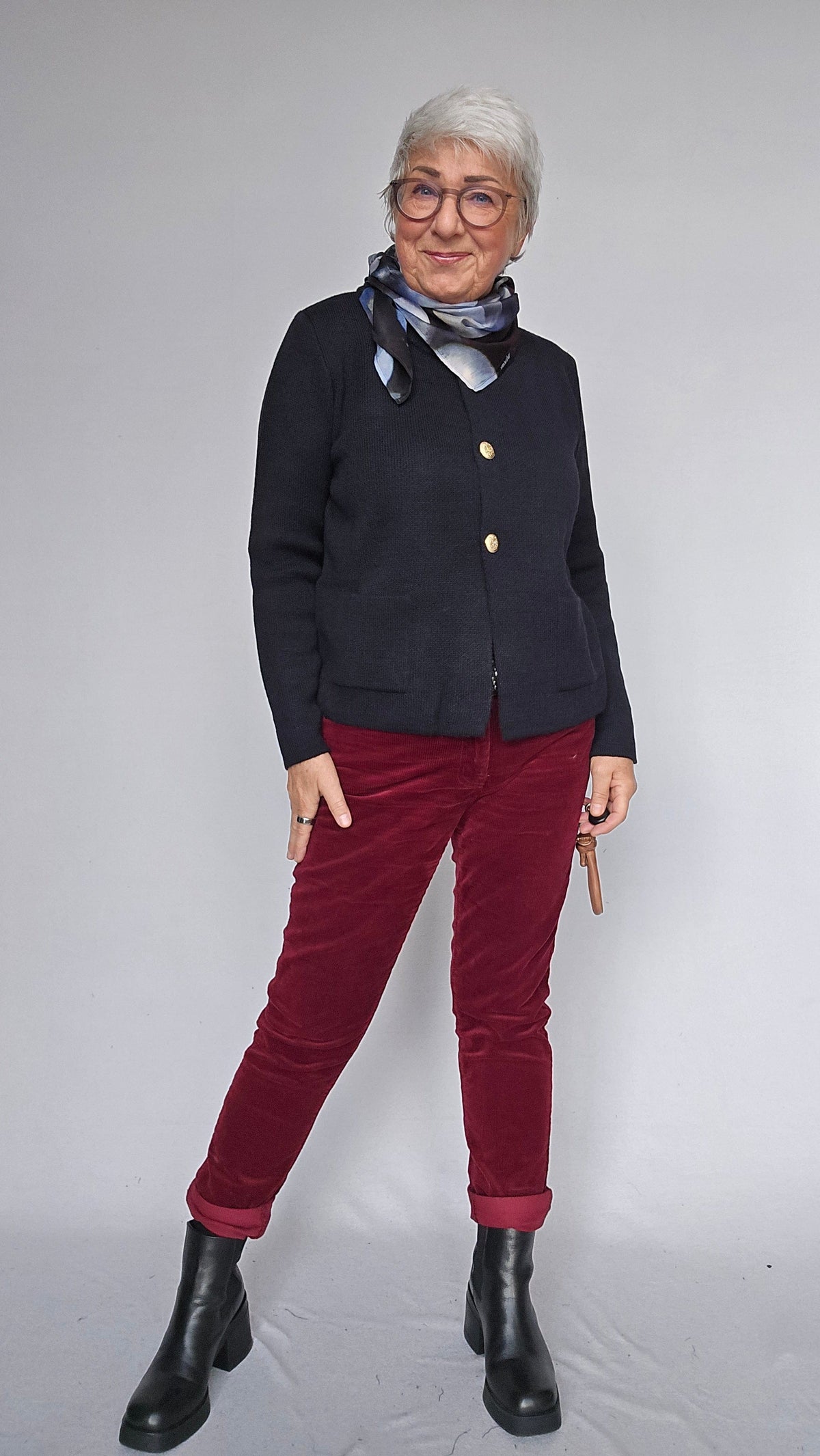 CRO Bukse CRO- Suzanne Kordfløyelsbukse (smale ben) kunstkolonialen