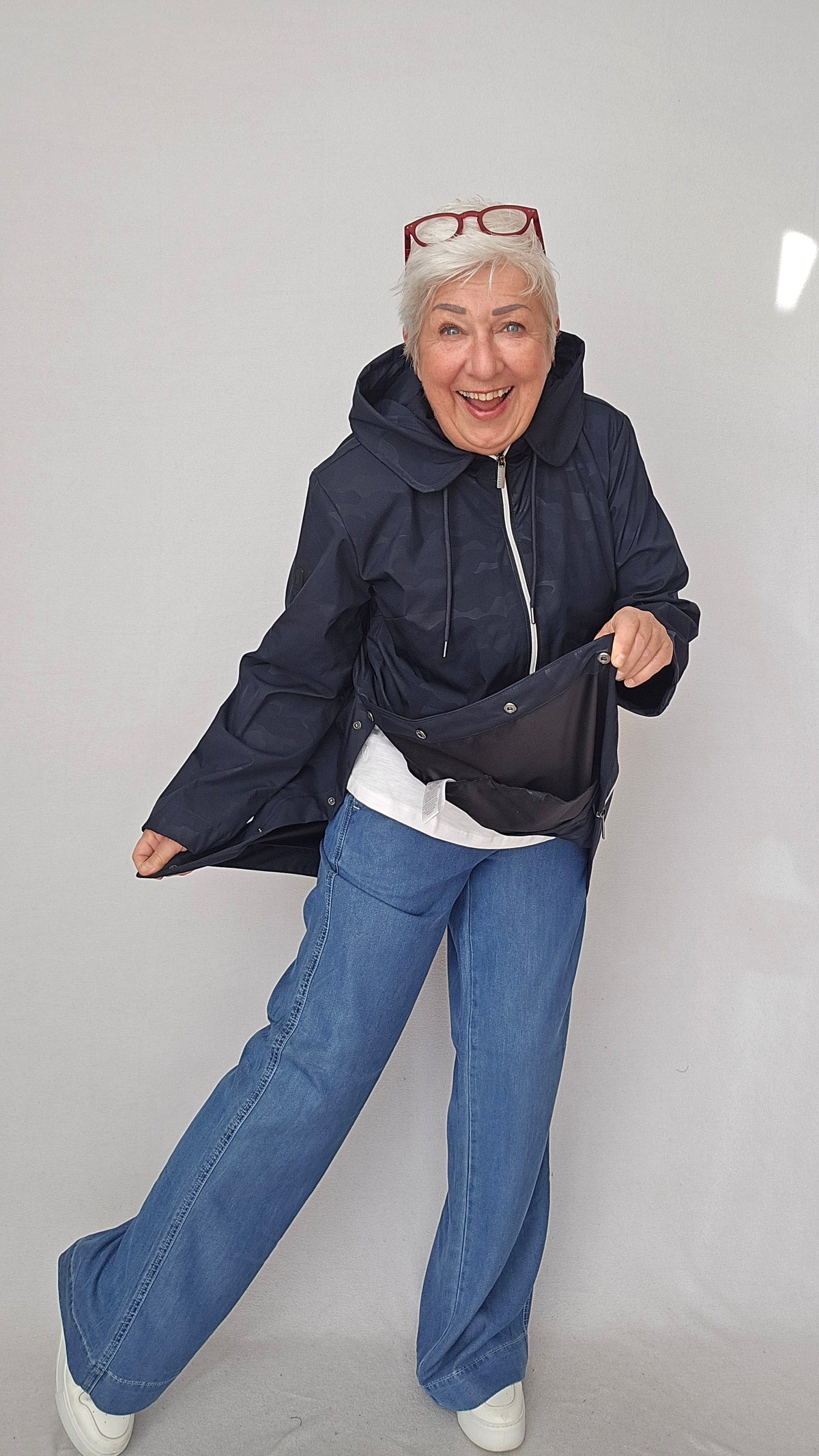 CRO Bukse CRO- Wide pants i Lyocell kunstkolonialen