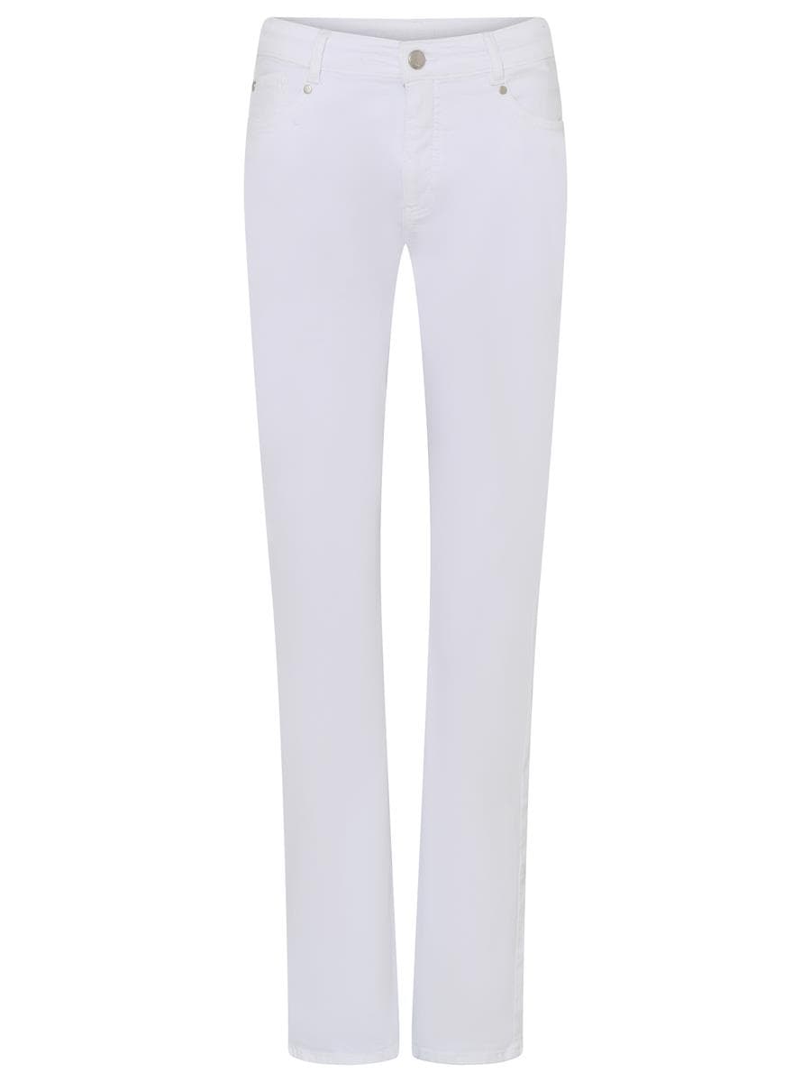 CRO Bukse White / 34 CRO- Magic fit flared leg 82 cm kunstkolonialen