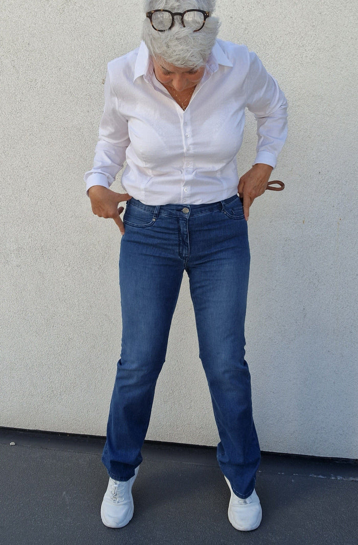 CRO Bukser 34 Cro- Magic Fit Straight leg blå jeans kunstkolonialen