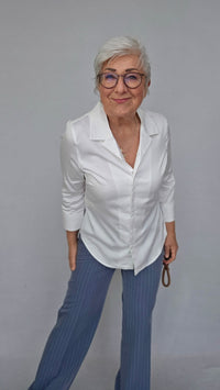 CRO Bukser CRO- Dressbukse med vide ben kunstkolonialen