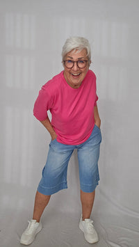 CRO Shorts CRO- Lang denim shorts kunstkolonialen