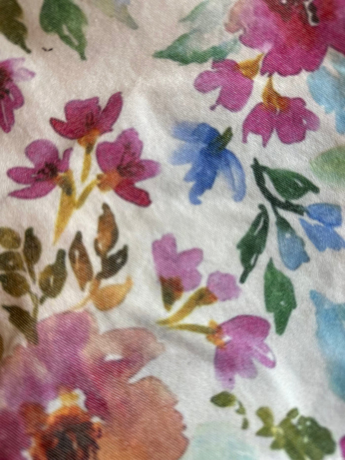 CRO Skjørt 34 / Pink bloom CRO- Ina skjørt m/blomsterprint kunstkolonialen