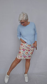 CRO Skjørt CRO- Ina skjørt m/blomsterprint kunstkolonialen