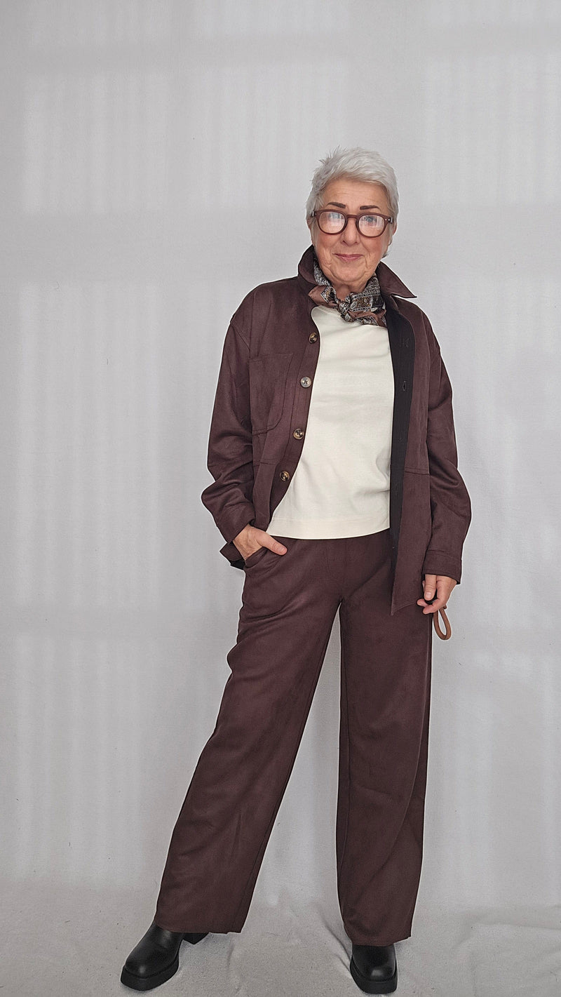 CRO Skjorte CRO- Skjorte i semsket look kunstkolonialen