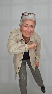 CRO Skjorte CRO- Skjorte i semsket look kunstkolonialen