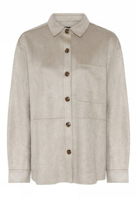 CRO Skjorte S / Sand CRO- Skjorte i semsket look kunstkolonialen