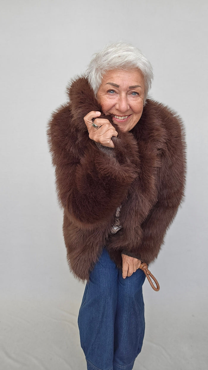 Depeche Jakke Depeche- Vera fuskepels kunstkolonialen