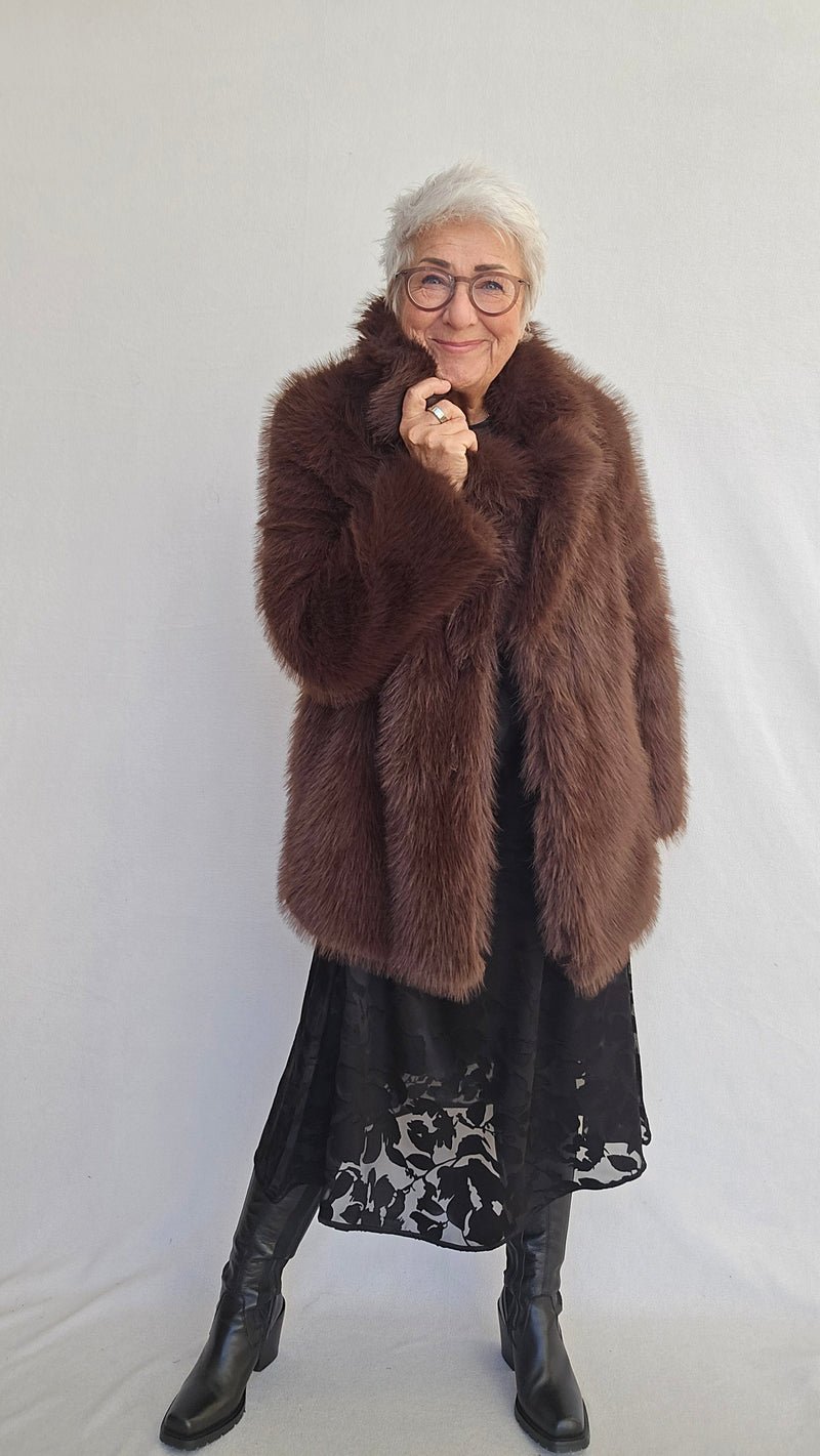 Depeche Jakke Depeche- Vera fuskepels kunstkolonialen