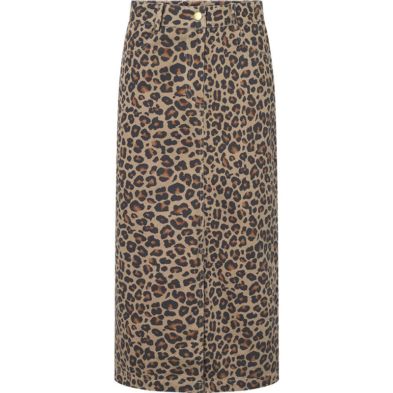 Depeche Skjørt Depeche- Jane Pencil Skirt i Leopardprint kunstkolonialen