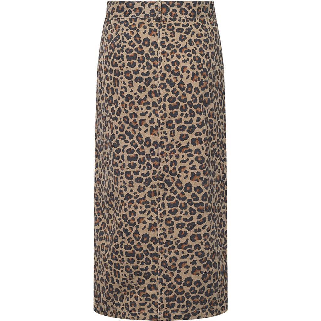 Depeche Skjørt Depeche- Jane Pencil Skirt i Leopardprint kunstkolonialen