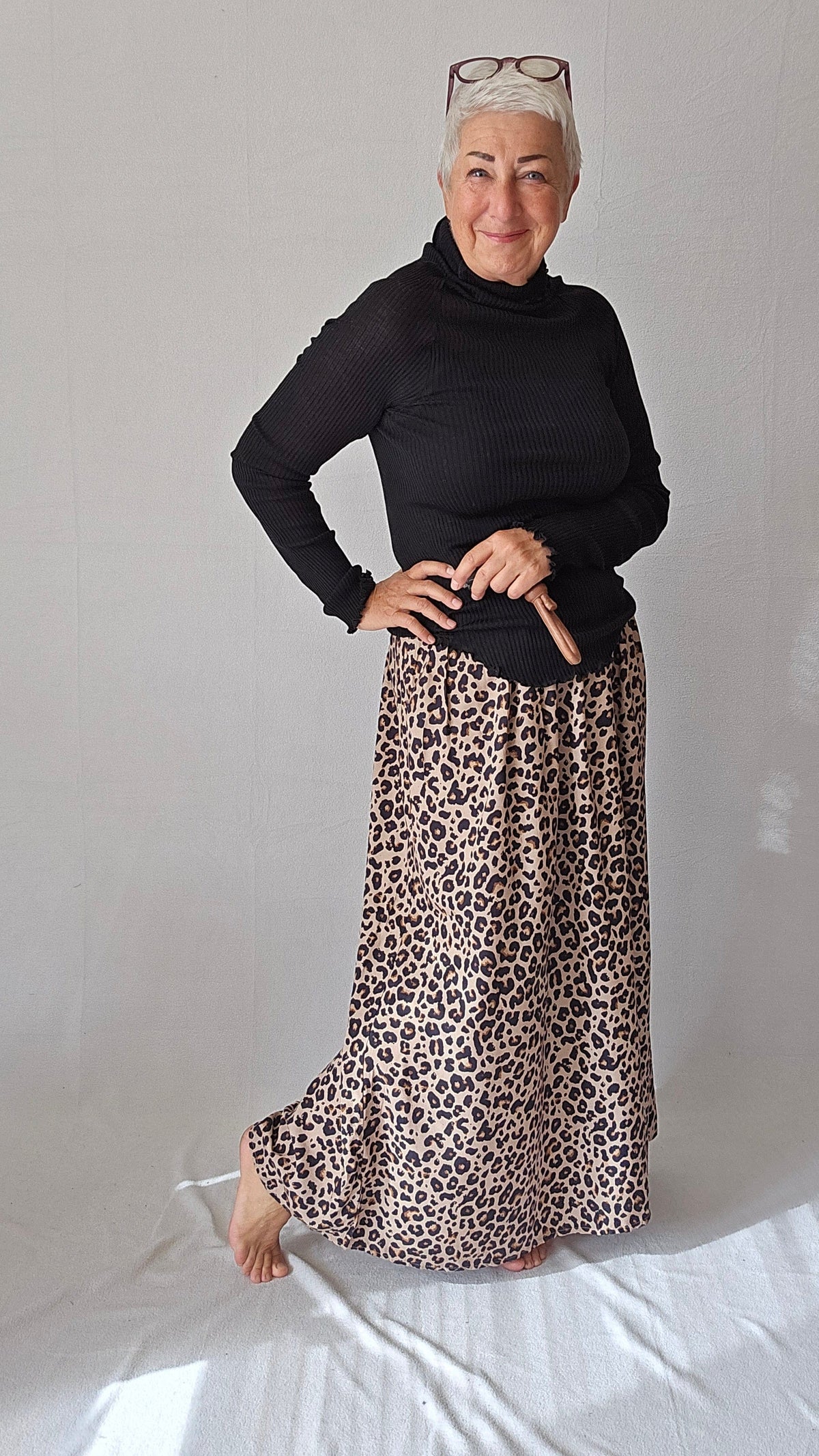 Depeche Skjørt Depeche- Lina Skirt i leopardprint kunstkolonialen