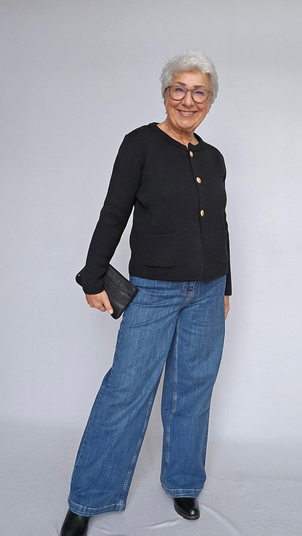 Depeche Veske Depeche- Clutch burgunder og sort kunstkolonialen