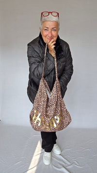 Depeche Vesker Depeche- 16364 Shopper leopardprintet kunstkolonialen