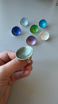 Embla Smykker Ring Embla Smykker- Boble ring gigant- (34mm i diam) kunstkolonialen