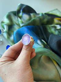 Embla Smykker Ring Lys lilla Embla Smykker- Boble ring stor- i forskjellige farger (23mm i diam) kunstkolonialen