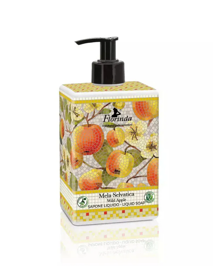 Florinda Såper Mela Selvatica/Wild Apple Florinda- "Mosaici Italiano" Håndsåpe m/pumpe 500 ml kunstkolonialen