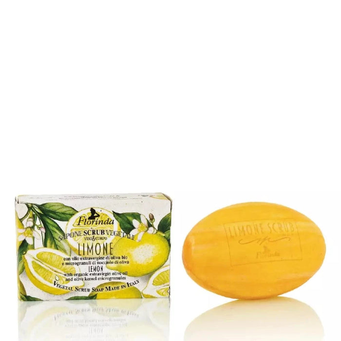 Florinda Såper Florinda- Sapone scrub limone/Skrubb såpe lemon 200g kunstkolonialen
