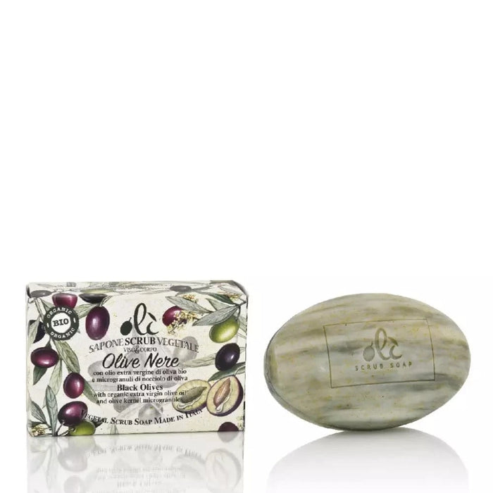 Florinda Såper Florinda- Sapone scrub olive nere oli/skrubb såpe svart olivenolje 200g kunstkolonialen