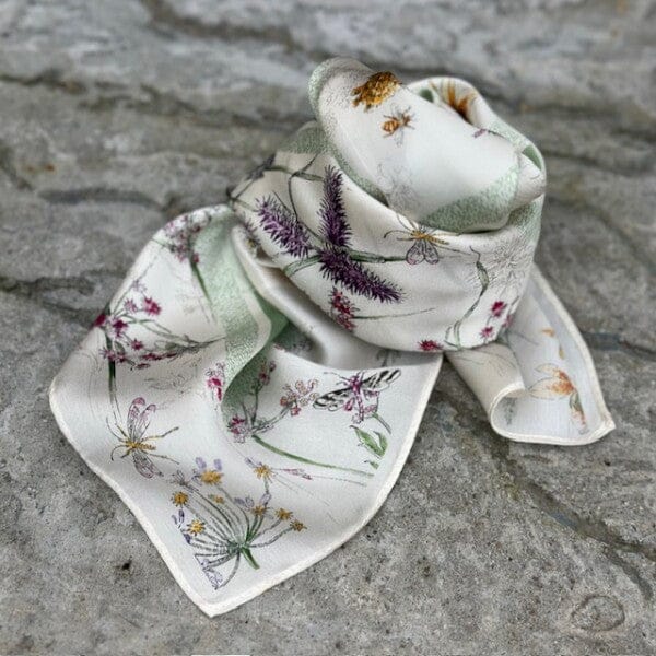 Leas Verden- Silkeskjerf 53 x 53 cm