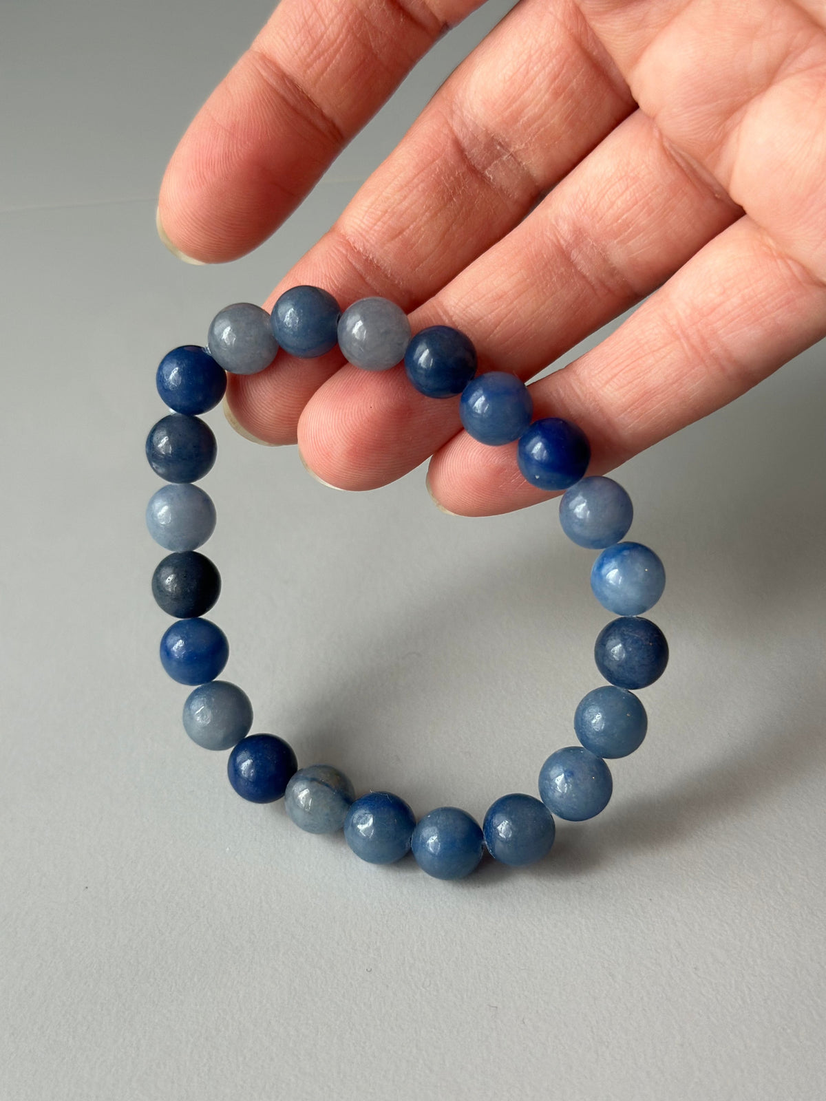 Leas Verden Armbånd Blå aventurin Leas verden- Armbånd med forskjellige stein kunstkolonialen