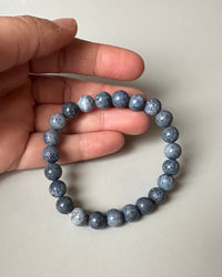 Leas Verden Armbånd Blågrå korall Leas verden- Armbånd med forskjellige stein kunstkolonialen