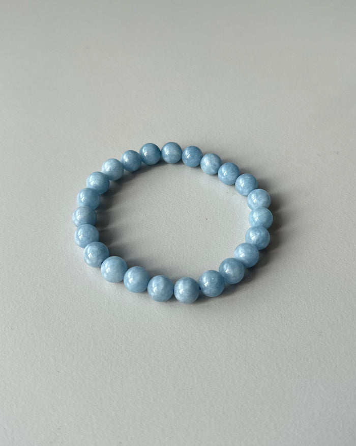 Leas Verden Armbånd Lyseblå kalsedon Leas verden- Armbånd med forskjellige stein kunstkolonialen
