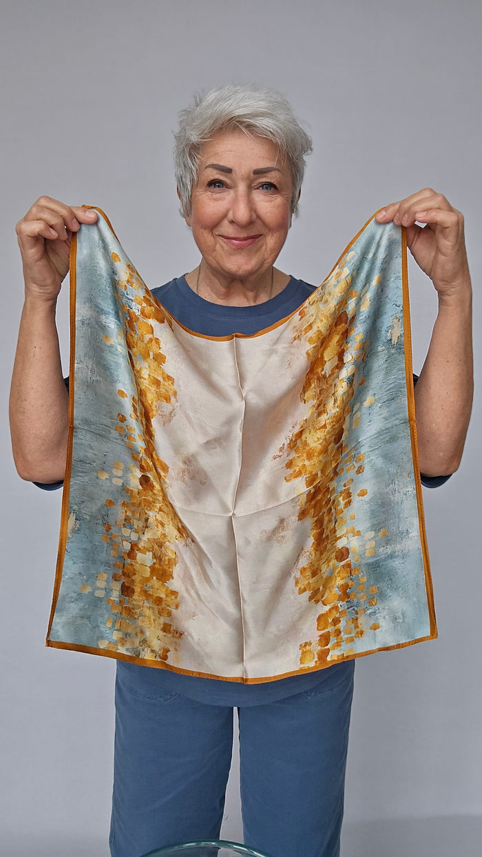 Leas Verden Skjerf Celine Leas Verden- Silkeskjerf 53 x 53 cm kunstkolonialen