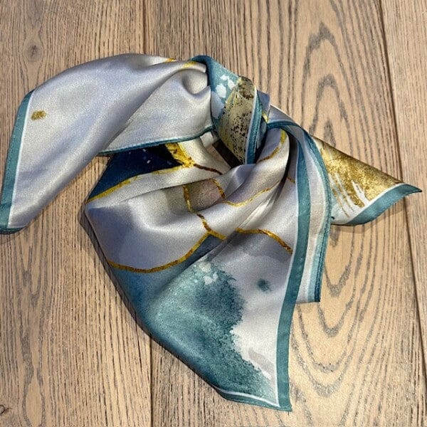 Leas Verden Skjerf Estelle Leas Verden- Silkeskjerf 53 x 53 cm kunstkolonialen