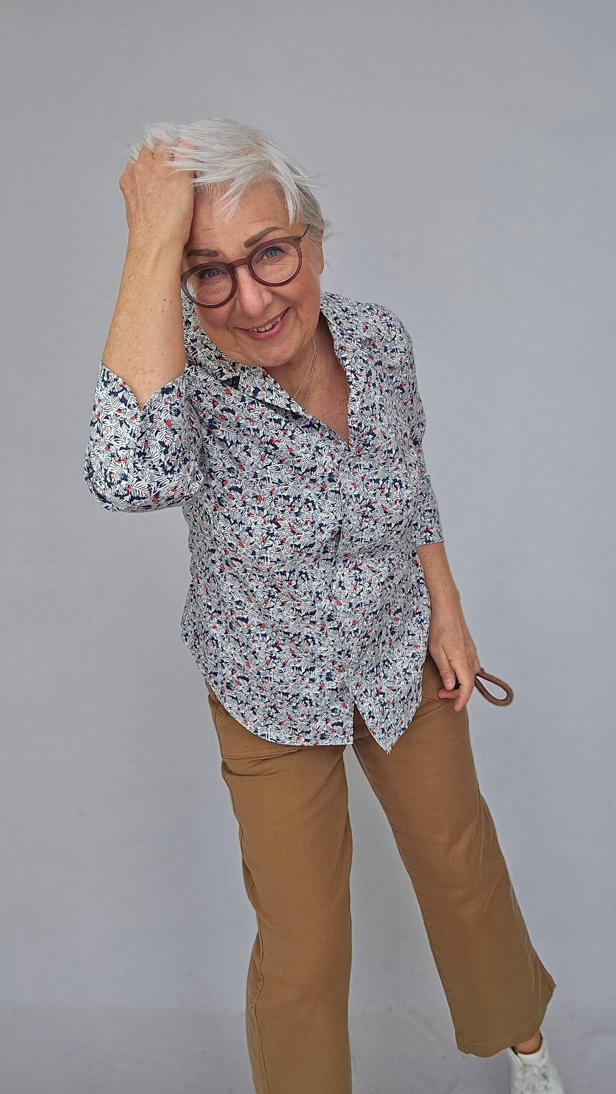 Lundgaard Bluse Lundgaard- Bluse m/print kunstkolonialen