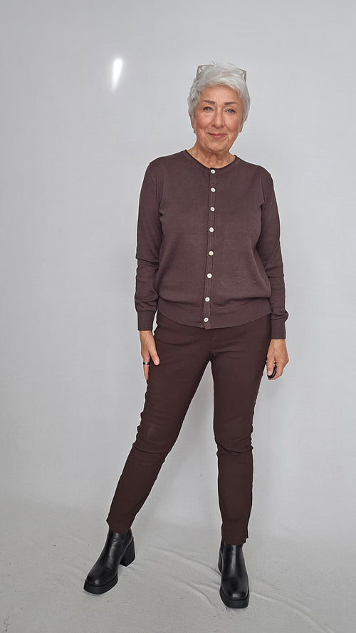 Lundgaard Cardigan Lundgaard- Bomullscardigan m/knapper kunstkolonialen