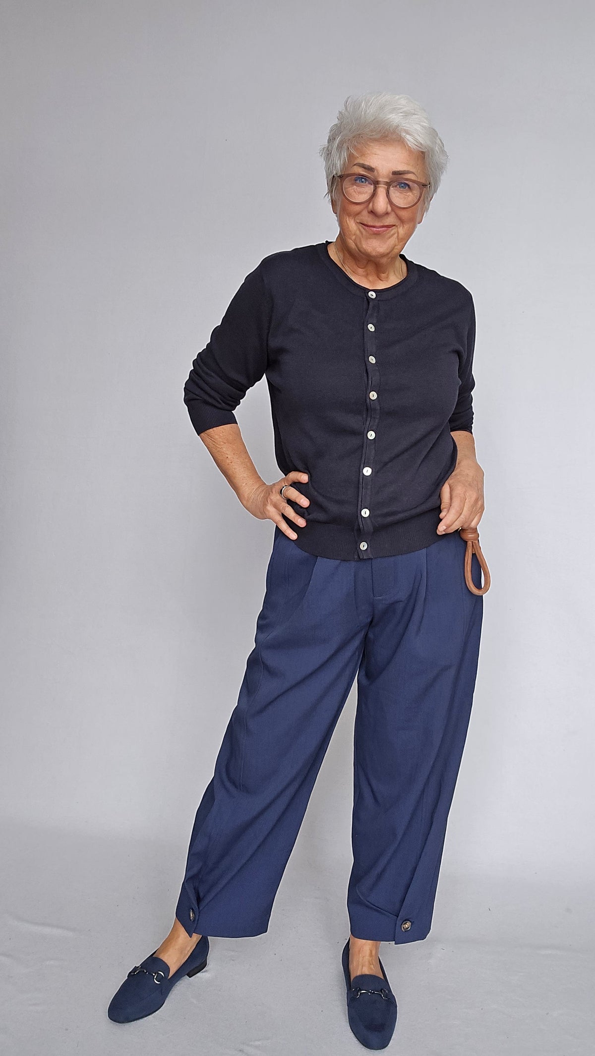 Lundgaard Cardigan Lundgaard- Cardigan i bomull m/knapper kunstkolonialen