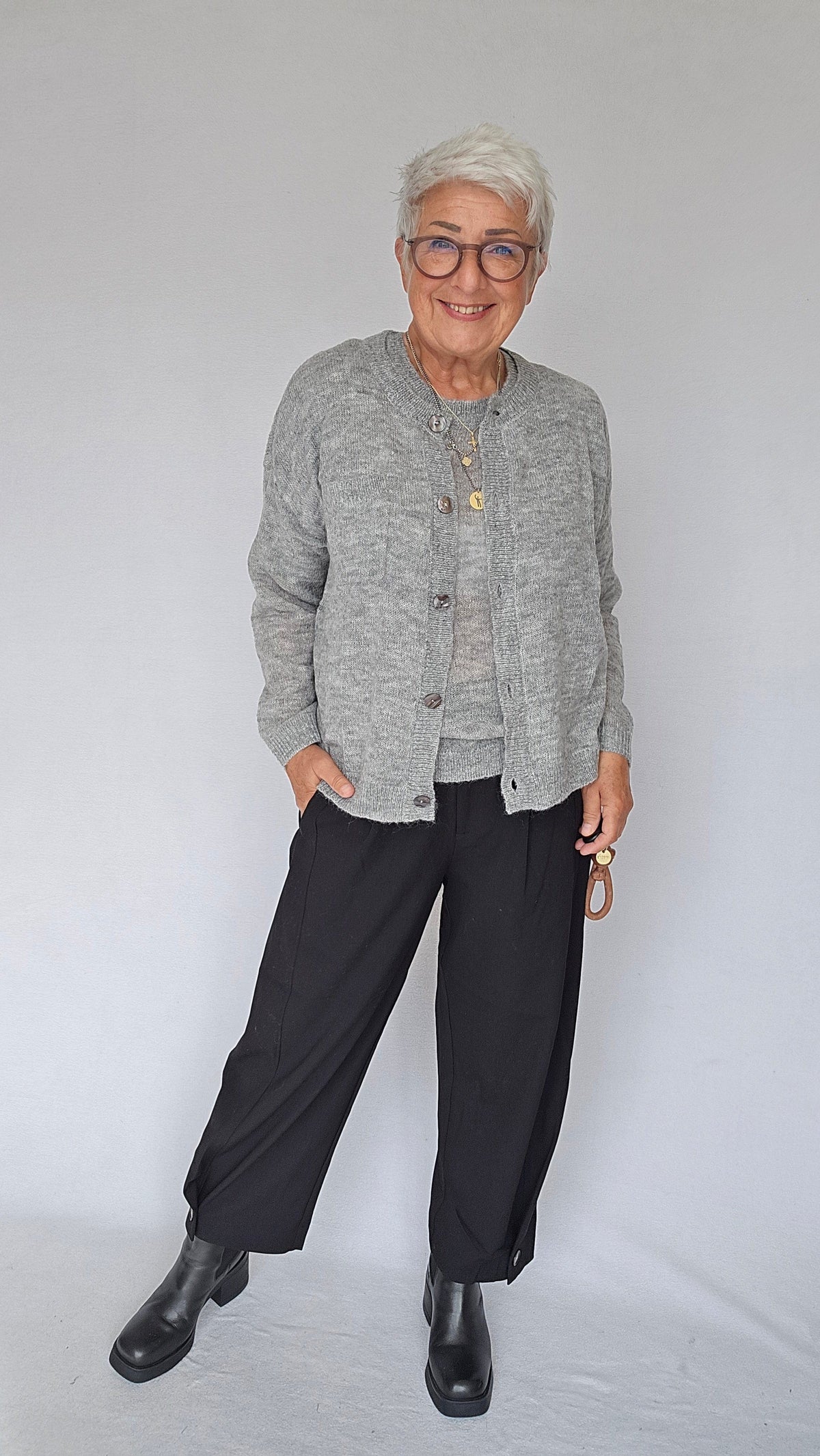 Lundgaard Cardigan Lundgaard- Cardigan m/knapper kunstkolonialen