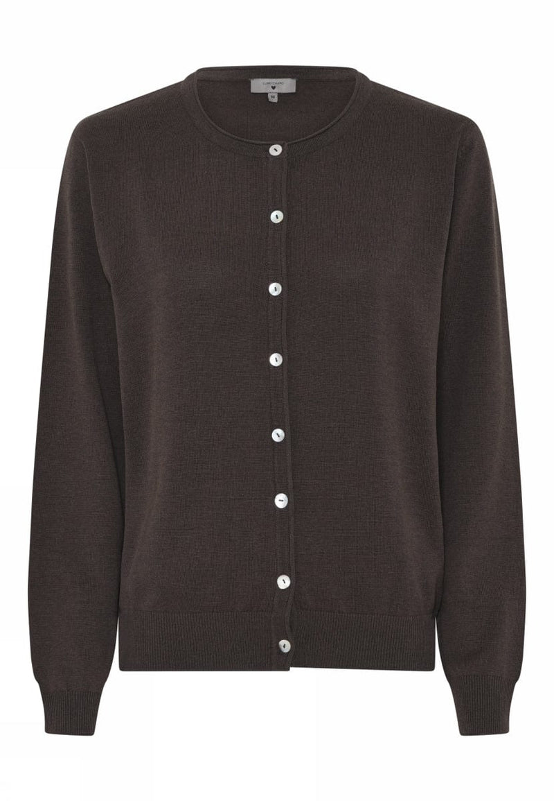 Lundgaard Cardigan S / Brown Lundgaard- Bomullscardigan m/knapper kunstkolonialen