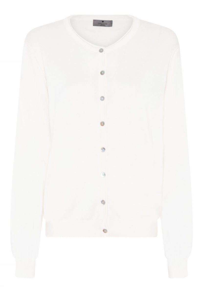 Lundgaard Cardigan S / Off white Lundgaard- Cardigan i bomull m/knapper kunstkolonialen
