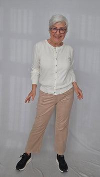 Lundgaard Cardigan S / Off white Lundgaard- Cardigan i bomull m/knapper kunstkolonialen
