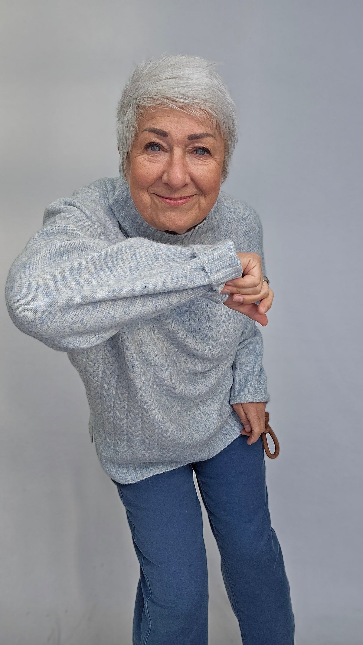 Lundgaard Genser Lundgaard- Genser m/høy hals kabelstrikk kunstkolonialen