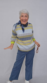 Lundgaard Genser Lundgaard- Jacquard genser flerfarget kunstkolonialen