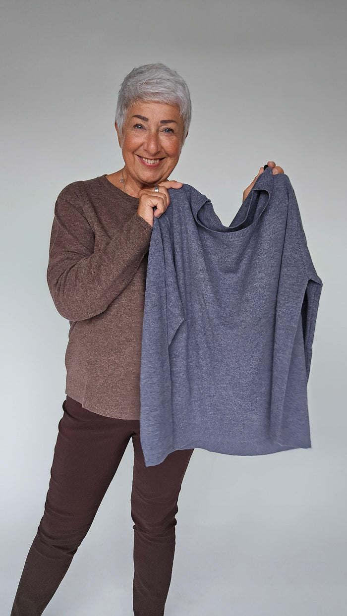 Lundgaard Genser Lundgaard- Merino Strikkegenser med rund hals kunstkolonialen