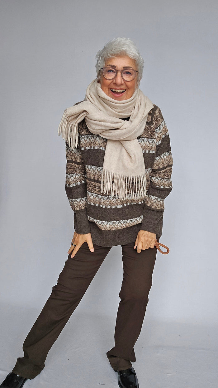 Lundgaard Genser Lundgaard- Strikkegenser m/mønster kunstkolonialen