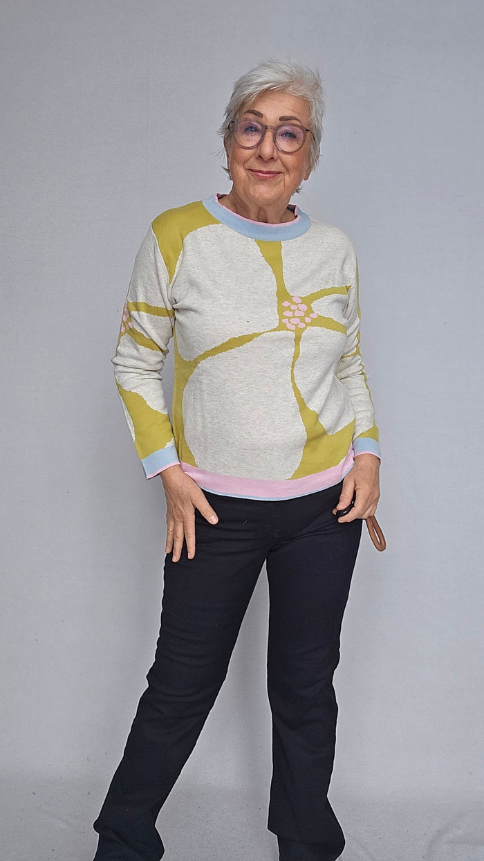 Lundgaard Genser S / Off white Lundgaard- Jacquard genser kunstkolonialen