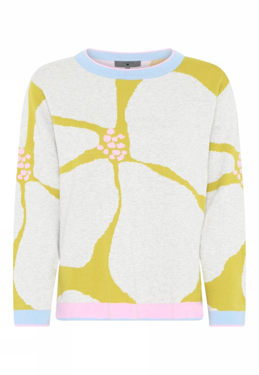 Lundgaard Genser S / Off white Lundgaard- Jacquard genser kunstkolonialen