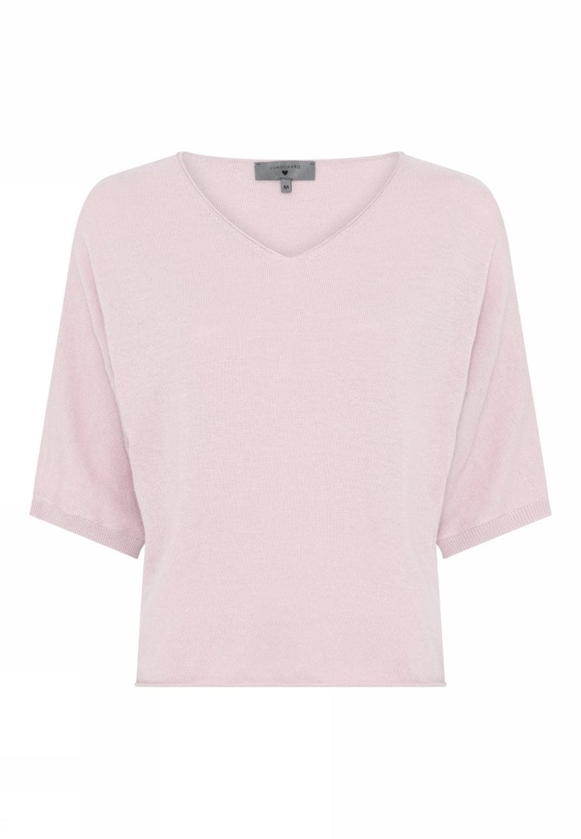 Lundgaard Genser S / Rose Lundgaard- Topp med V-hals kunstkolonialen