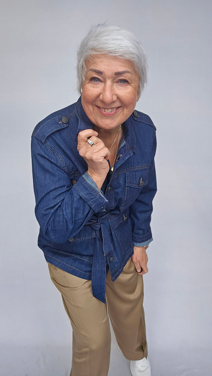 Lundgaard Jakke Lundgaard- Denim summer jacket kunstkolonialen