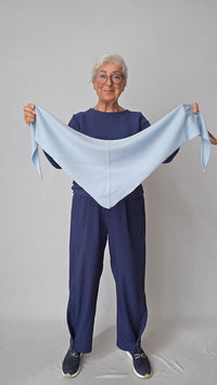 Lundgaard Skjerf Light blue Lundgaard- Lite cashmere skjerf kunstkolonialen