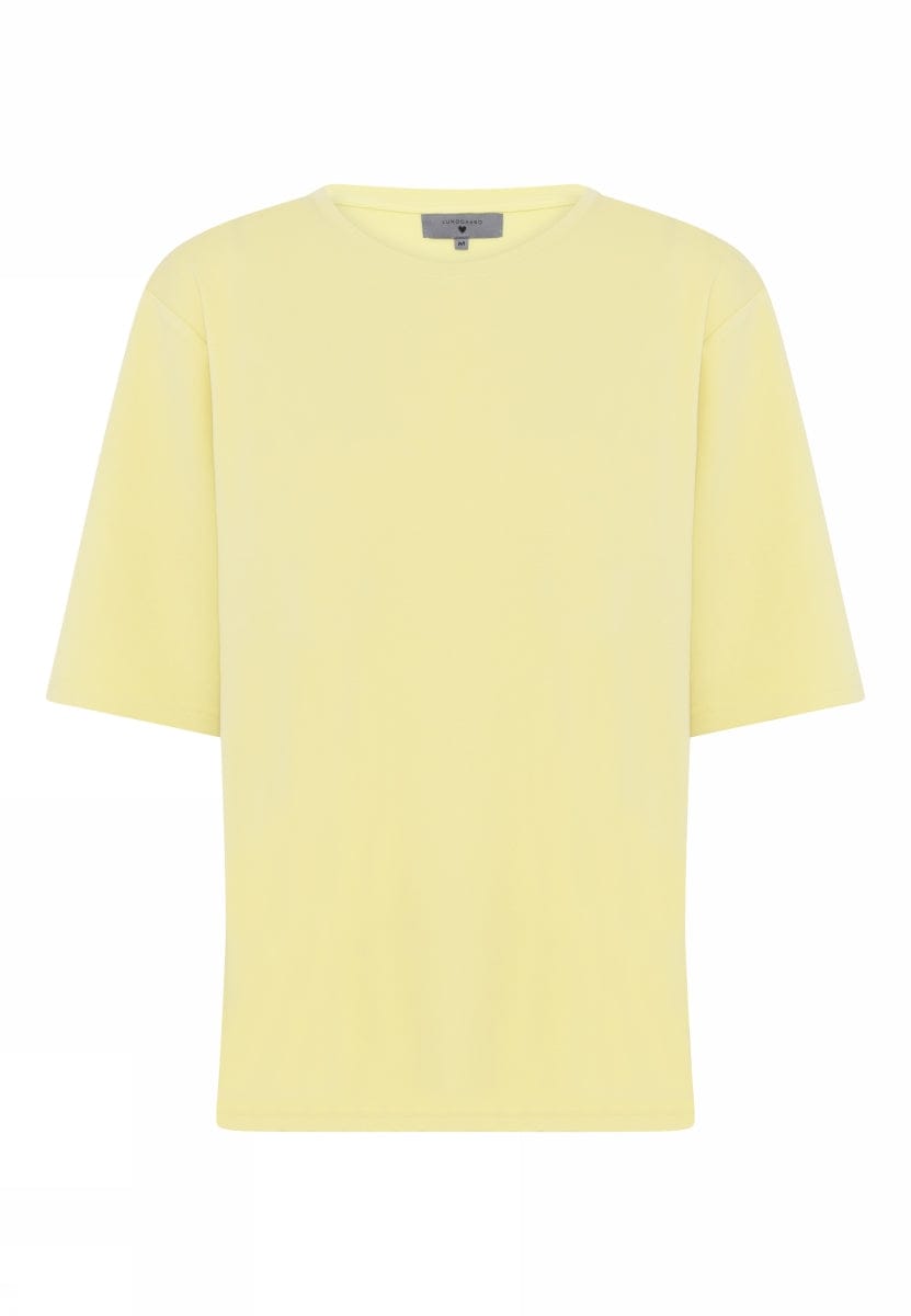 Lundgaard T-Shirt Citrus / S Lundgaard- T-skjorte i viskosemix kunstkolonialen